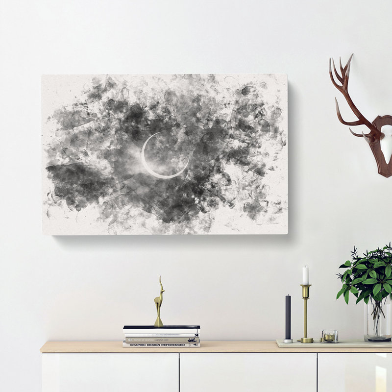 Eclipse Of The Moon - Wrapped Canvas, 50cm H x 76cm W x 3cm D