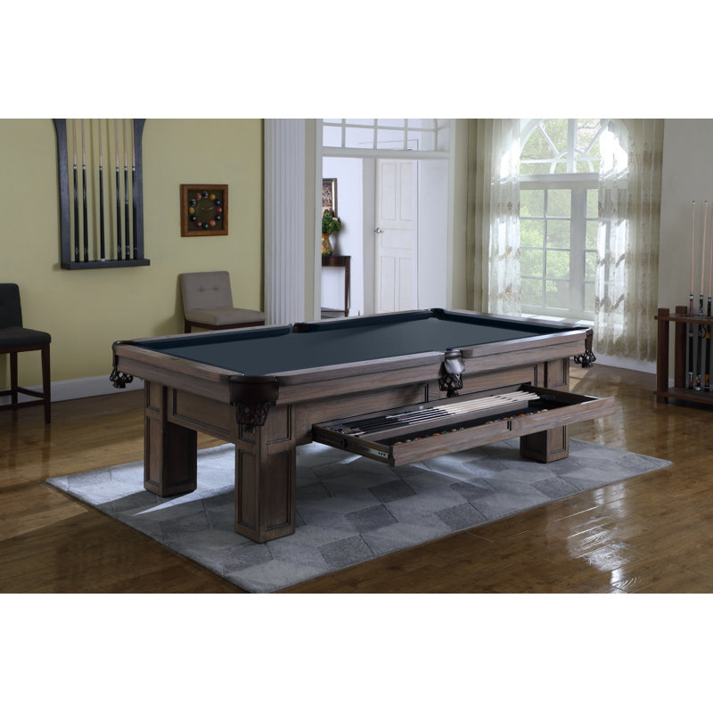 Cooper Creek 8' Slate Pool Table with Professional Installation Included, Titanium