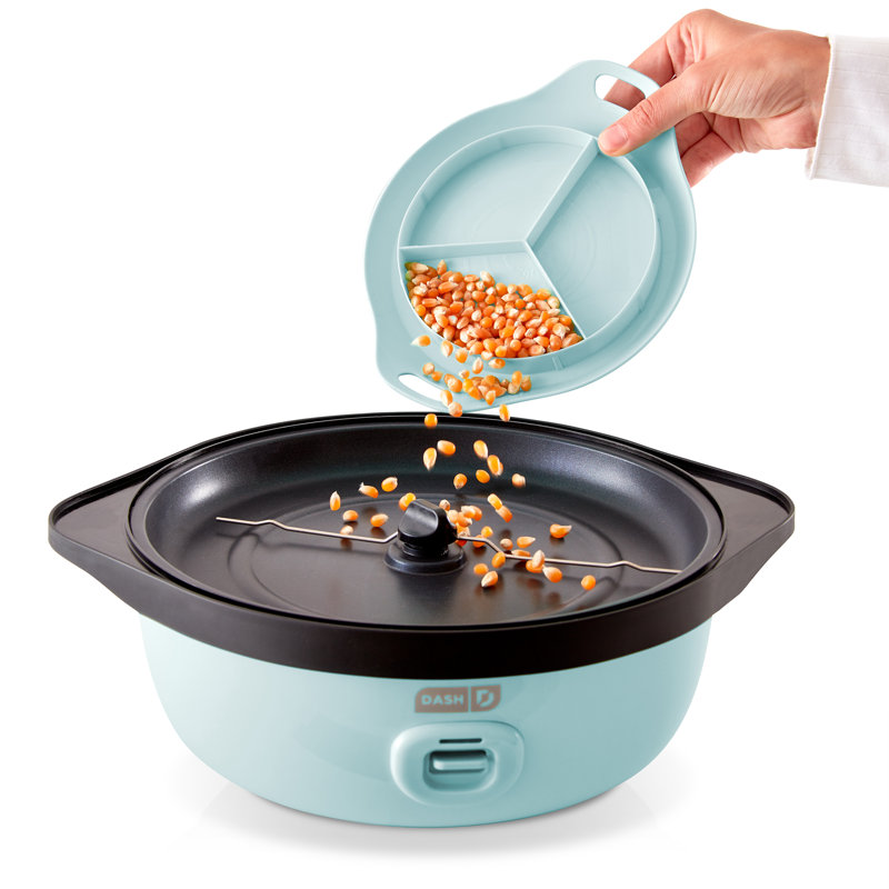 Dash Smartstore Stirring Popcorn Maker, Aqua