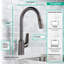 Robinet de cuisine Focus N HighArc avec 2 jets rétractables, 1,75 gal / min-55158308