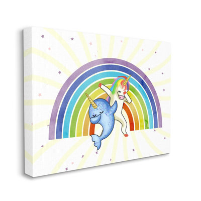 " Unicorn And Narwhal Dab Dance Rainbow " by Ziwei Li