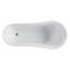 68.9" x 31" Clawfoot Soaking Acrylic Bathtub