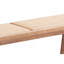 Banc en rotin et finition naturelle