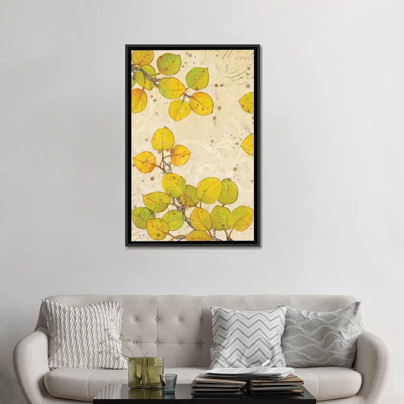 « turning i », impression sur toile, H 26 po x l 18 po x P 1,5 po, Toile avec cadre noir, Pas de tapis