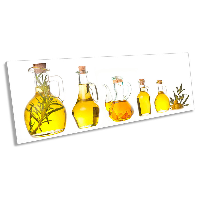 Olive Oil Kitchen - Wrapped Canvas Panoramic Print, 45.72cm H x 137.16cm W