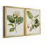 «Magnolia Flowers I», ensemble de 2 reproductions d'art sur toile encadrées-2102747814-2102747808