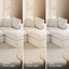 Canapé modulable 2 places sans ossature, 200 cm de large, style nuage, aucun assemblage requis-2097100873-2097100874