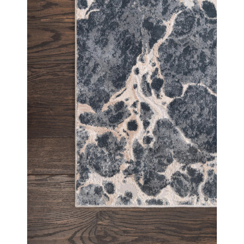Tapis gris Boutelle, Rectangle 7 pi x 10 pi