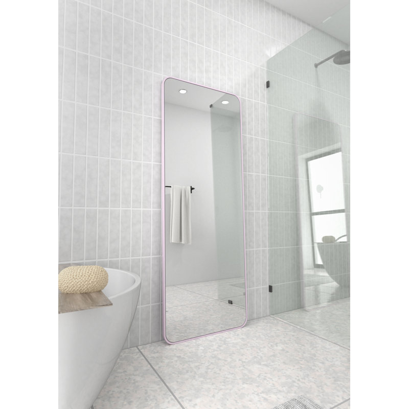 Modern & Contemporay Full Length Mirror, Pink