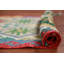 Tapis de couloir oriental multicolore en laine Kilim 3 x 16