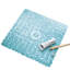 iDesign Pebblz Plastic Suction Non-Slip Bath Mat for Shower, Bathtub, Stall, 22" x 22"-25637975