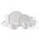 Sloane 16-Piece Lightweight Chip-Resistant Bone China Dinnerware Set, Service for 4
