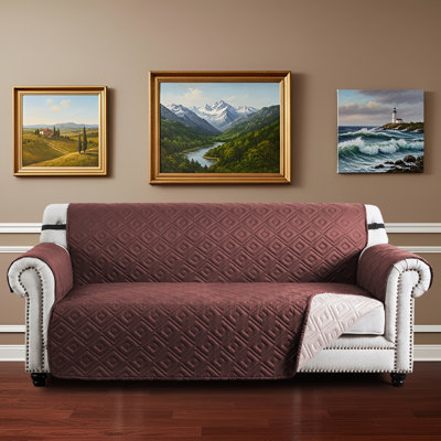 Microfiber / Microsuede Box Cushion Sofa Slipcover