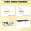Ensemble de mobilier de piscine extérieure, ensemble de mobilier de jardin