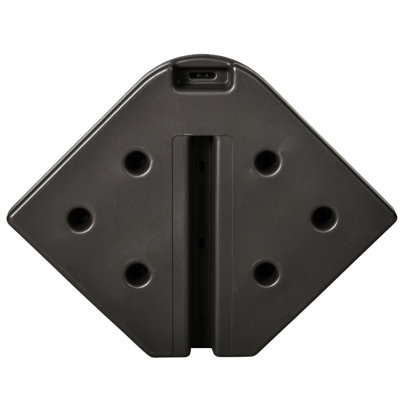 4 poids de base en porte-à-faux 175 lb, 4, brun, pour parasol suspendu, stable et élégant, 175 lb, pour l'extérieur