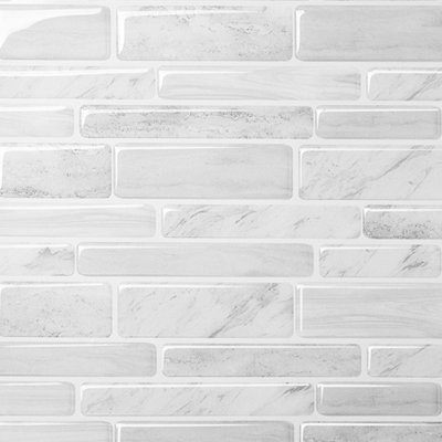 Tuile de mosaïque adhésive en pvc 12" x 12" Polito