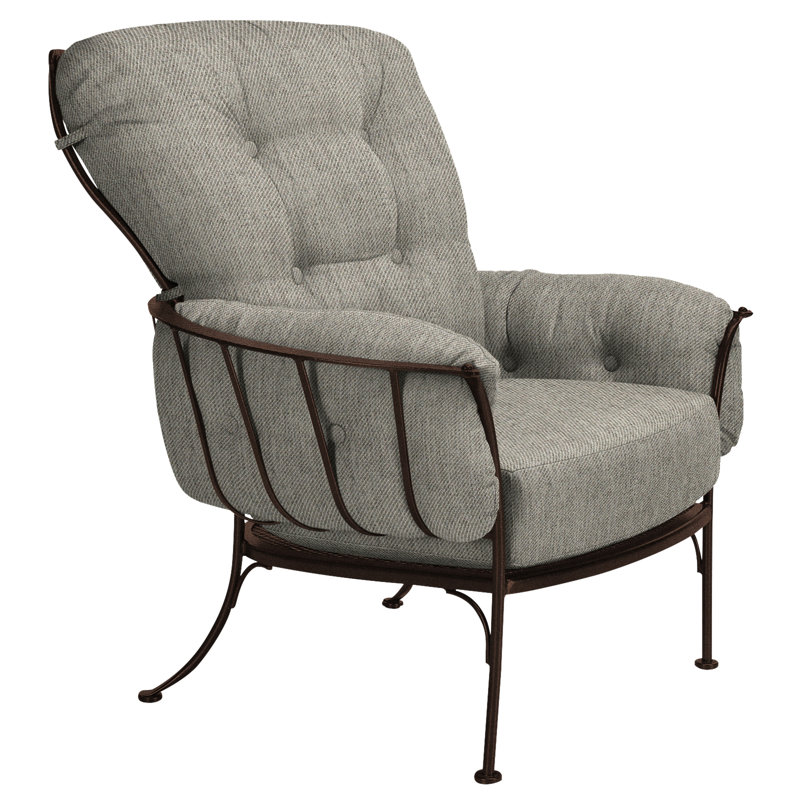 Monterra Outdoor Lounge Chair, Copper Creek, Adena Shale