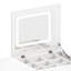 Vanity Desk with Mirror and Lights-253765036