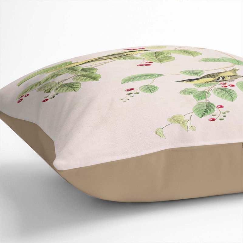 Square Throw Cushion, Stone, 40cm H x 40cm W x 15cm D