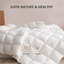 Insert de couette toutes saisons en duvet d'oie 100% plumes et duvet-91478402