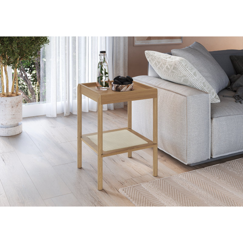 Batur End Table, Brown
