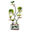 8-Tier Lighted Indoor Plant Stand With Grow Lights, Tree-Shaped Metal Display Rack For Living Room And Balcony Decor