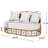 Daybed With Fabric And Throw Pillows Finish Comfortable