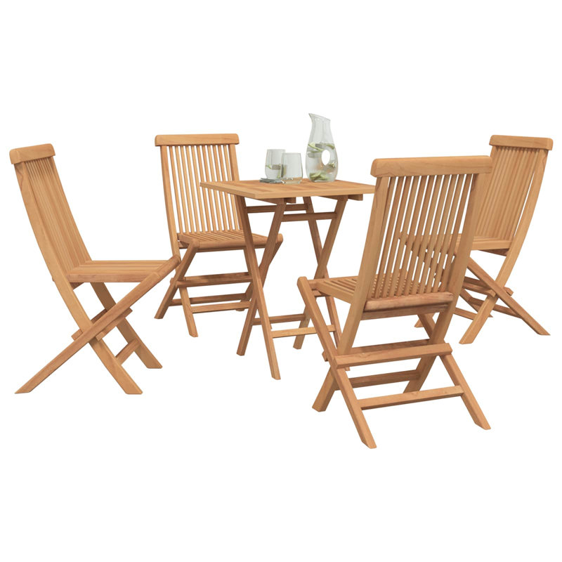 Solid Wood Patio Dining Set Table,