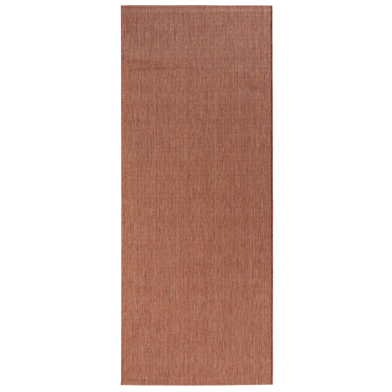 Meadow Flatweave Orange Rug, Runner 80cm x 200cm