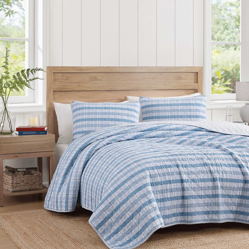 Ensemble de courtepointe Tommy Hilfiger, 3, Courtepointe pour grand lit + 2 taies décoratives