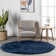 Loni Solid Machine Washable Shag Area Rug for Living Room Bedroom Dining Room Nursery