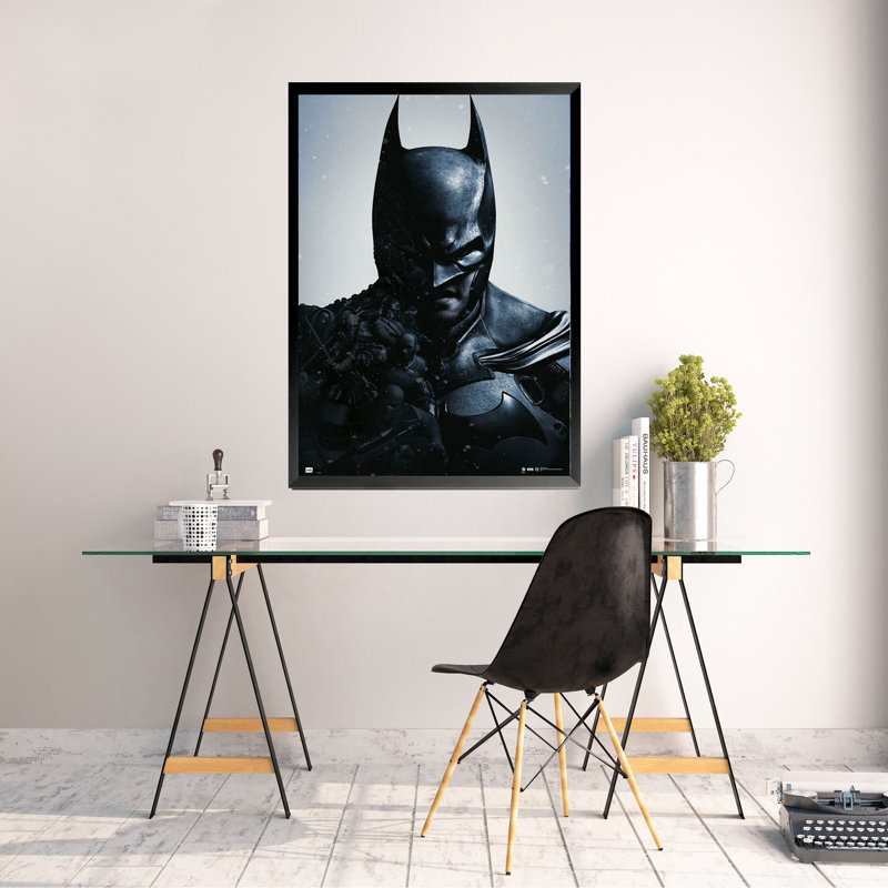 «Batman Strong Shadow», impression encadrée, affiche Caped Crusader Comic Book Legend and Superhero
