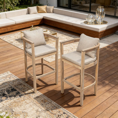 Ensemble de tabourets d'extérieur