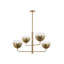Lustre en laiton patiné Troy Lighting August-114642113-114642115