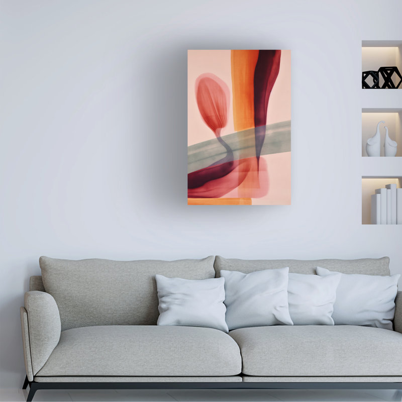 Art sur toile "Bolologic Impressions No 5", H 19 po x l 12 po