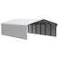 Abri d'auto en acier avec 2 ensembles de parois latérales, 20 x 29 x 9-100015482