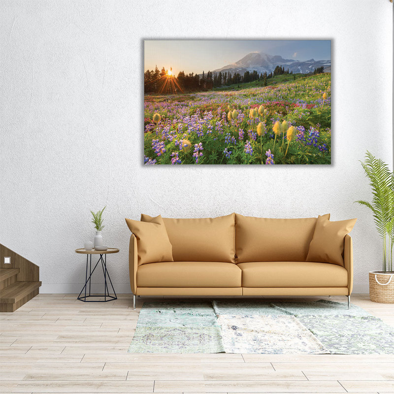 «Paradise Wildflower Meadows I», reproduction d'art sur toile, H 32 po x l 48 po