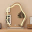 Coiffeuse avec miroir lumineux, 3 tiroirs, 1 chaise