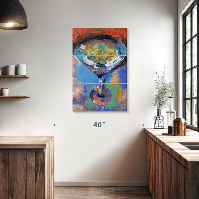 Yarlin Bar Martini, 38" H x 24" W