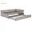 Full Size Upholstered L-Shaped Upholstered Daybed with Twin Size Pop Up Trundle-1536007603