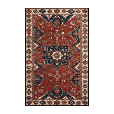 Tapis brun lavable à la machine