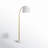Mendy 64.5'' Gold Arched Floor Lamp
