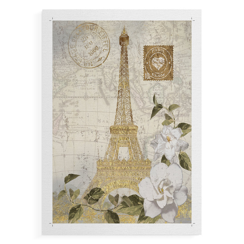 J'aime Je Vis - Impression sur toile seulement - NON CADRE, H 12 po x l 8 po