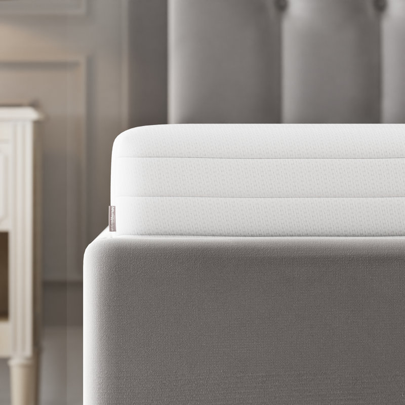 Burtundy White Noise Foam Mattress, Kingsize (5')