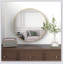 Miroir rond en métal