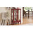 Elegant 2-Door Curio Cabinet With Tempered Glass Doors, Mirrored Back Panel, And Adjustable Shelves - Lighted Display Cabinet For Home And Office-1717682926