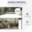 Abri de jardin à double toit-2127314712
