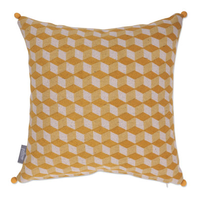 Geometric Cotton Throw Pillow