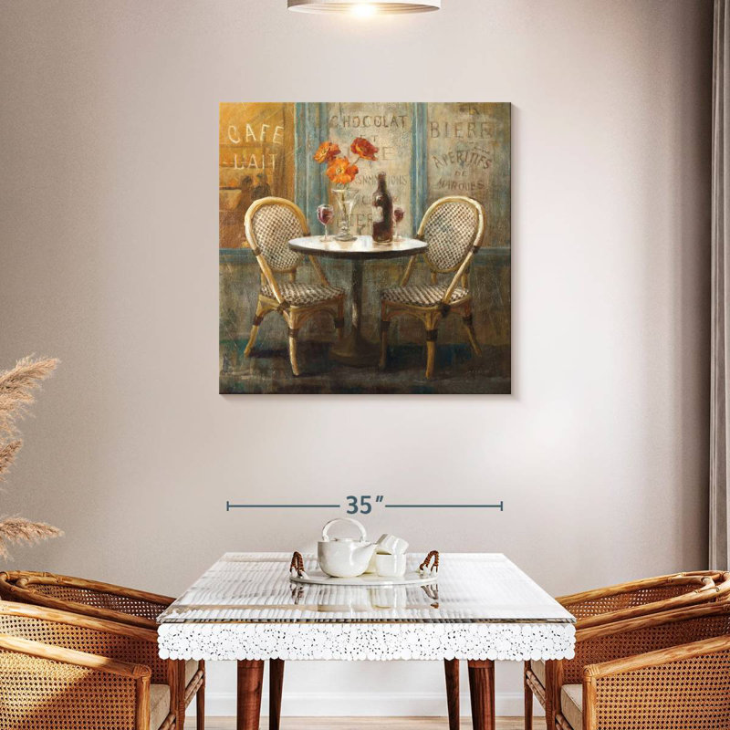 Yarlin Meet Me At Le Cafe I, 36" H x 36" W