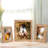 8X10 Picture Frame Set Of 4, Rustic Brown With Real Glass Photo Frames For Desktop Display And Wall Mounting